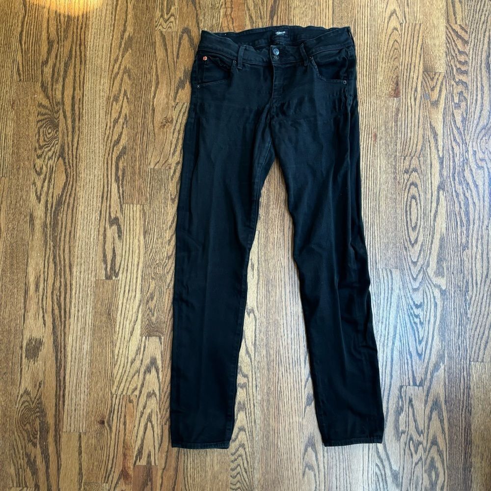 Hudson black Collin skinny jeans women’s size 30